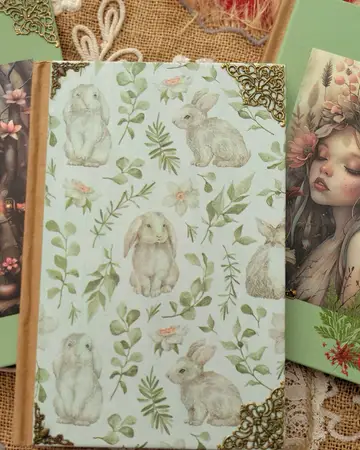 Greeting cards featuring toadstool and portrait artwork